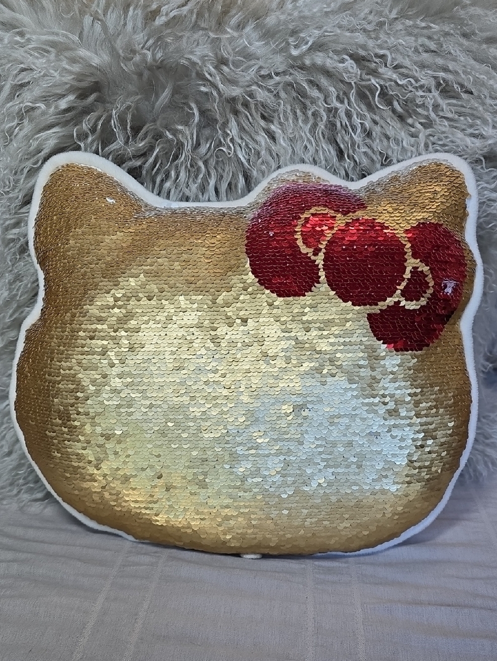 Pottery Barn Teen Hello Kitty® Reversible/Flip Sequin Pillow